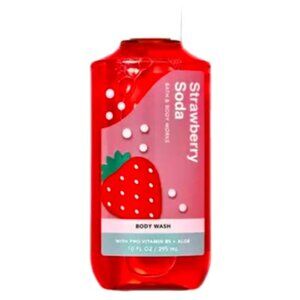 Bath and Body Works Strawberry Soda Shower Bath Gel Full Size NWT